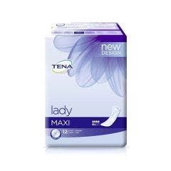 Serviettes pour fuites urinaires legeres x12 Lady Maxi Tena