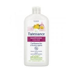 Shampooing couleur - Carthame Bio & Kératine végétale 500ml Natessance