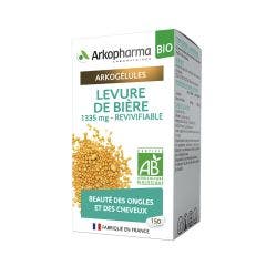 Levure de Bière Bio Beauté Ongles Cheveux 150 gélules Arkogélules Arkopharma