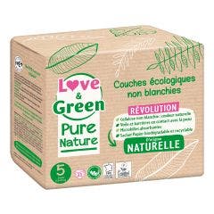 Couches Écologiques x 33 Pure Nature Taille 5 Love&Green