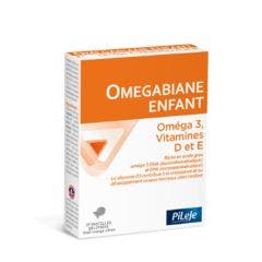 Omega3, Vitamine D et E 27 Pastilles Gelifiees Omegabiane Pileje