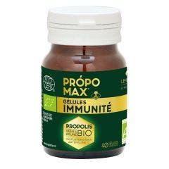 Gélules immunité Bio 40 gélules Própomax Lehning