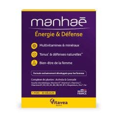 Manhae Energie et défense 30 gélules Nutrisante