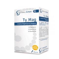 Ty Mag 14 sticks Enfant Complexe magnésium et vitamines Effinov Nutrition