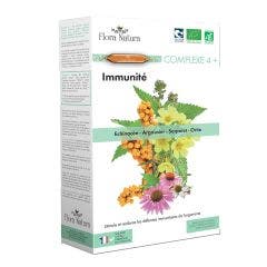 Immunité Bio 20 ampoules Complexe 4+ Flora Natura