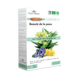 Beauté de la peau Bio 20 ampoules Complexe 4+ Flora Natura