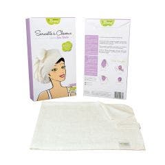 Une serviette a? cheveux hyper absorbante x 1 Les Tendances D'Emma