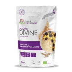 Cacahuètes et Bananes Bio 360g Avoine Divine Iswari