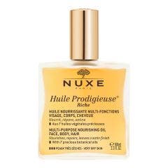 Huile Riche 100ml Huile Prodigieuse Visage Corps Et Cheveux Peaux Tres Seches Nuxe