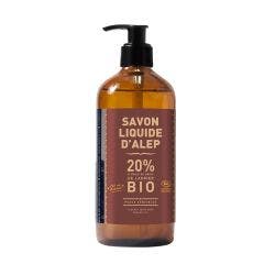 Savon liquide d'Alep - 20% huile de baie de Laurier 500ml La Corvette