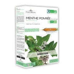 Menthe poivrée Bio 20 ampoules Digestion Flora Natura
