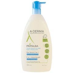 Gel Lavant 2 En 1 Pompe Pack Eco Concu 750ml Primalba A-Derma