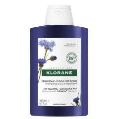 Shampooing 200ml Centaurée Bio Cheveux Blancs Ou Gris Klorane