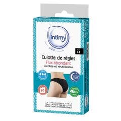 Culotte de regles lavable et reutilisable 1 unite Taille 44 - Flux abondant Intimy