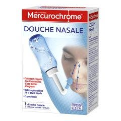 Douche nasale + 2 embouts interchangeables Mercurochrome