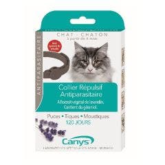 Colliers antiparasitaires insectifuges chat chaton 35cm Canys