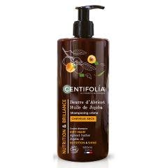 Shampooing crème cheveux secs Beurre d'Abricot / Huile de Jojoba 500ml Shampooings Centifolia