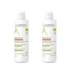 Gel Moussant Emollient Peaux A Tendance Atopique 2x500ml Exomega Control A-Derma
