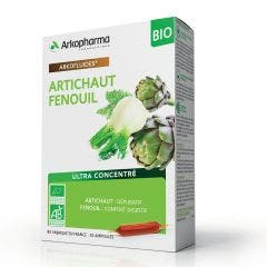 Artichaut Fenouil Bio 20 Ampoules Arkofluides Arkopharma