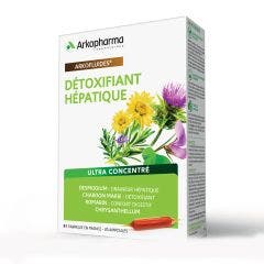 Détoxifiant Hépatique Desmodium, Chardon Marie 20 Ampoules Arkofluides Arkopharma