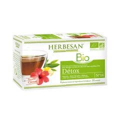 Infusion Chicoree Detox Bio 20 sachets Saveur citron Herbesan