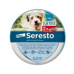 Collier Antiparasitaire Pour Petit Chien x2 Seresto