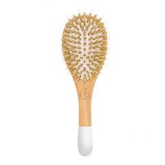 Brosse en bois démêlante et lissante petit format - picots sanglier / nylon Bachca