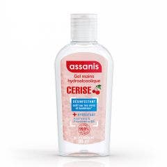 Gel mains Hydroalcoolique 80ml Pocket Parfumés Cerise Assanis