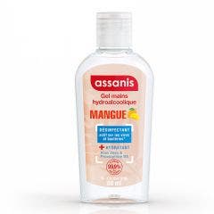 Gel mains hydroalcoolique 80ml Pocket Parfumés Mangue Assanis