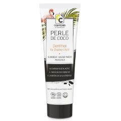 Dentifrice au charbon végétal actif Bio Perle de coco 75ml Comptoirs Et Compagnies
