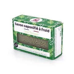 Savon solide artisanal saponifié à froid Soin Tonique 100g A l'huile essentielle de Cyprès Bio de Provence Lamazuna