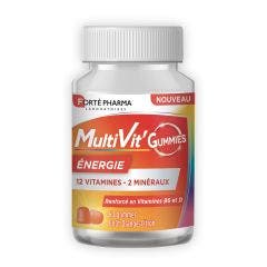 Gummies Multivitamines et Minéraux 60 gommes à mâcher MultiVit'4G Forté Pharma