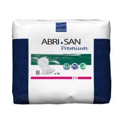 Protection anatomique 9G 37X73cm x16 Abri-San 11 incontinence sévère nuit Abena