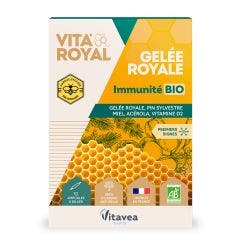 Gelee Royale Immunite Bio 10 ampoules Vita'Royal Vitavea Santé