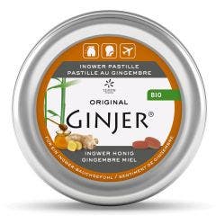 Pastilles Biologiques Au Gingembre Miel 40g Lemon Pharma