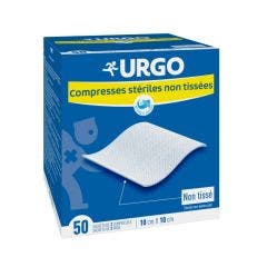Compresses Stériles Non Tissées 10cmx10cm x 50 Urgo