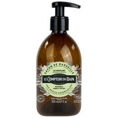 Savon de Marseille aux huiles essentielles Le Purifiant Bio 500ml Romarin et Arbre à Thé Le Comptoir Du Bain