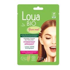 Masque Visage en tissu Bio 1 unité Hydratant Apaisant des peaux sèches Loua