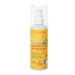 Spray Famille Anti Moustiques Aux Huiles Essentielles Bio 90ml Pour Textiles Florame