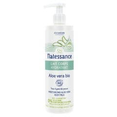 Lait corps hydratant Aloe vera Bio 400ml Natessance