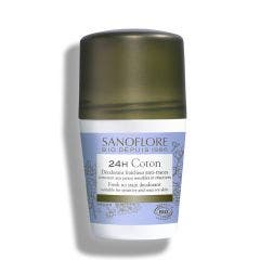 Deodorant 24h Coton Bio 50ml Deodorants Sanoflore