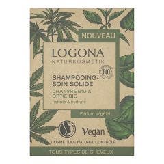 Shampooing soin solide chanvre ortie bio 60g Logona