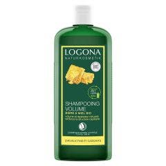 Shampooing volume bière et miel bio 500ml Logona