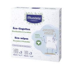 Eco-lingettes réutilisables et lavables x6 Mustela