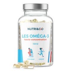 Oméga-3 Huile Poisson Sauvage 120 gélules Nutri&Co