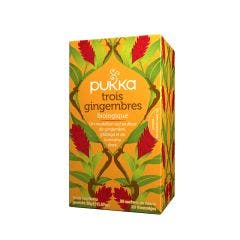 Infusion Bio 3 Gingembres 20 sachets Pukka