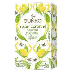 Infusion Bio Matin citronné 20 sachets Pukka
