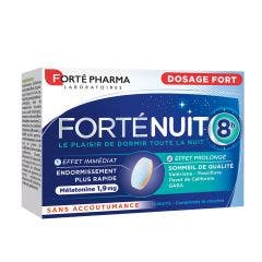 Sommeil 8H Mélatonine et Plantes 15 comprimés bi-couches Forté Nuit Endormissement plus rapide et Sommeil de qualité Forté Pharma