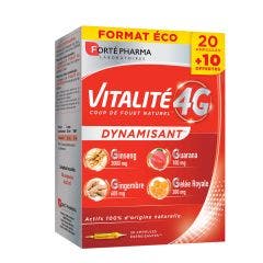 Vitalite Dynamisant 30 Ampoules 4g Forté Pharma