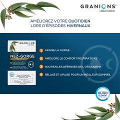 Nez-gorge 10 Gelules + 10 Comprimes Granions